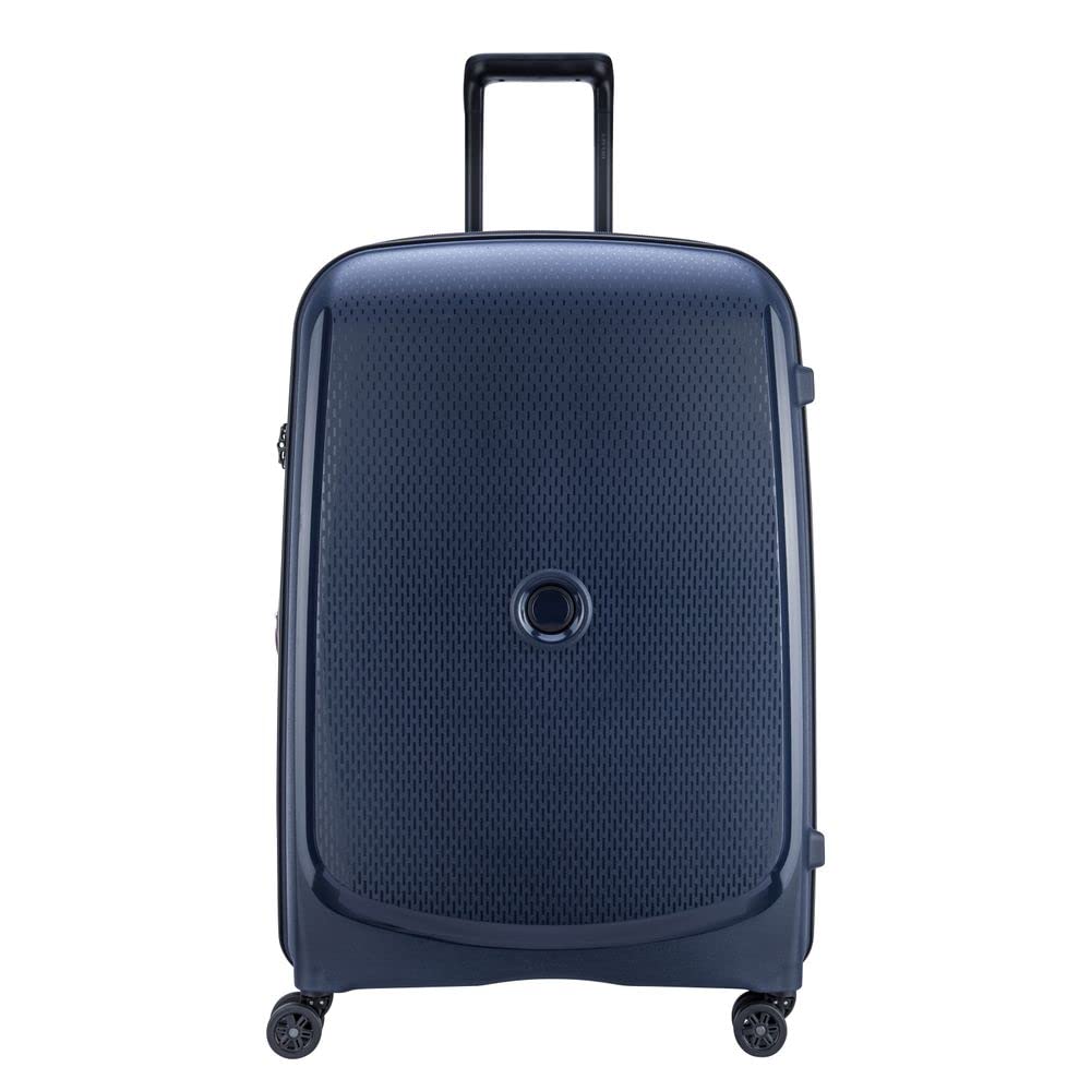 DELSEY PARISBelmont Plus Polypropylene Hard-Sided 8 Wheels Spinner and Expandable Luggage/Suitcase/Trolley Bag for Travel with ®SECURI TECH Zip