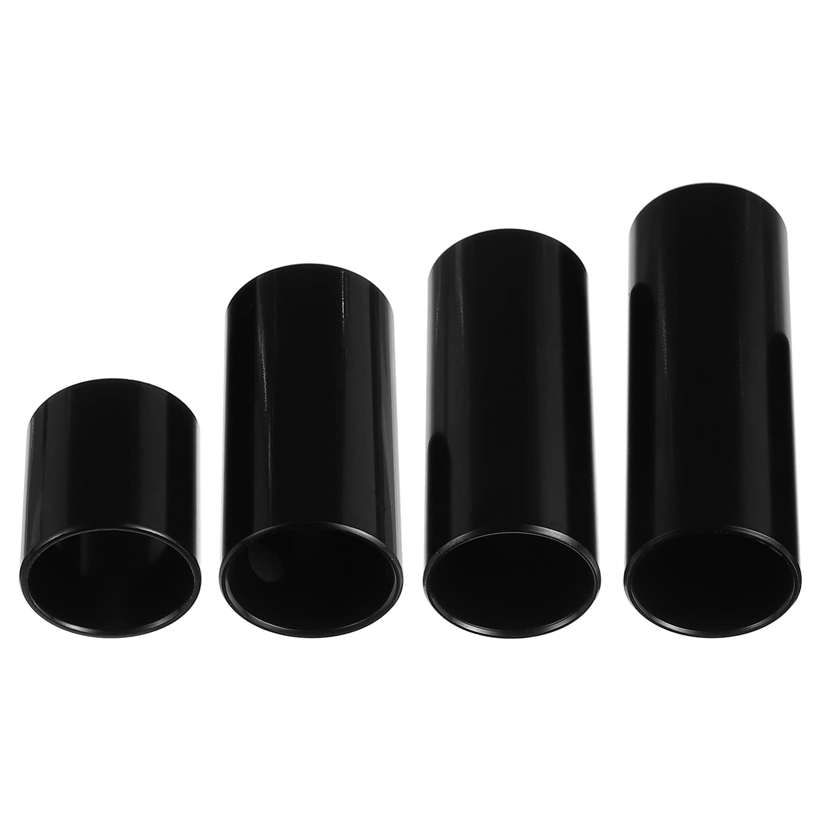 HANABASS 1Set Guitar Slide Finger Covers Professional Guitar Slides for Electric and Guitars Includes Bars Durable and Smooth for