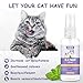 Organic Catnip Spray for Cats & Kittens - Extra Strength Catnip Formula,Renews Cat Toys & Scratchers, Natural Catnip Spray for Indoor Cats, Mess-Free (2 fl oz)