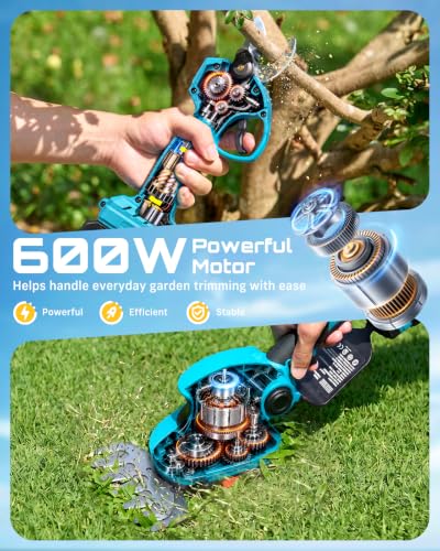 Image of SEESII 3-in-1 Electric Pruning Shears, Cordless Hedge Trimmer & Grass Shear