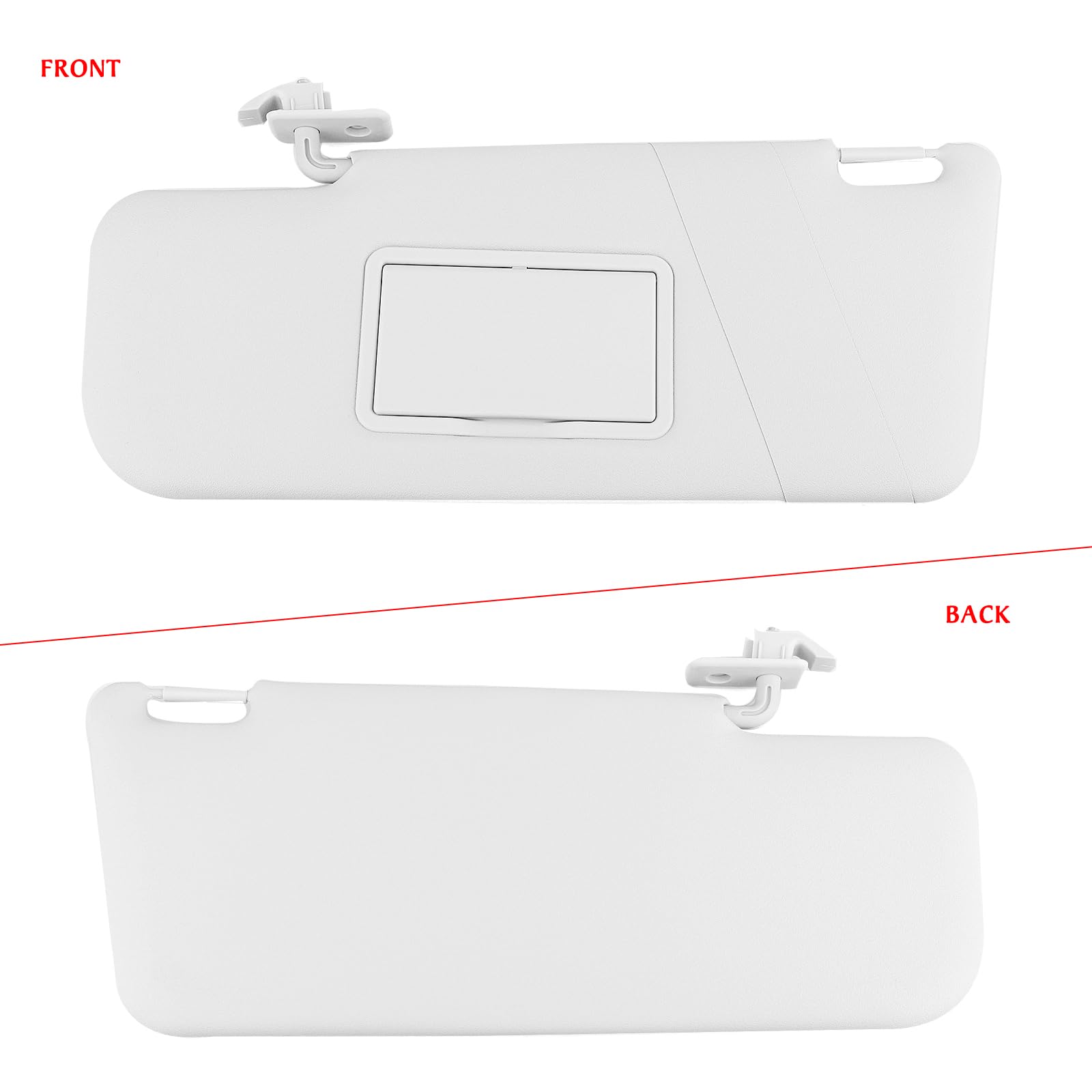 735362729 - Parasol para interior de coche, izquierda/derecha, para Fiat Panda Dal 2003, color gris