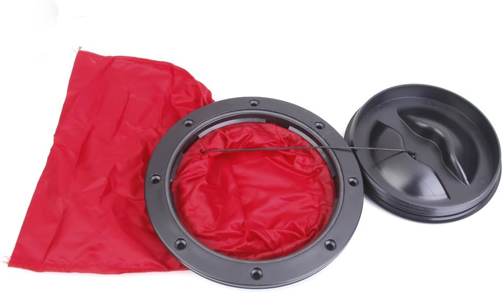 6'' Round Access Hatch Cover Deck Plate for RV Marine Boat - and Long Lasting Circular Lid 6 inch Sailing Pull Out Hatch Plate for Boats, for Marine and Kayak Accesso