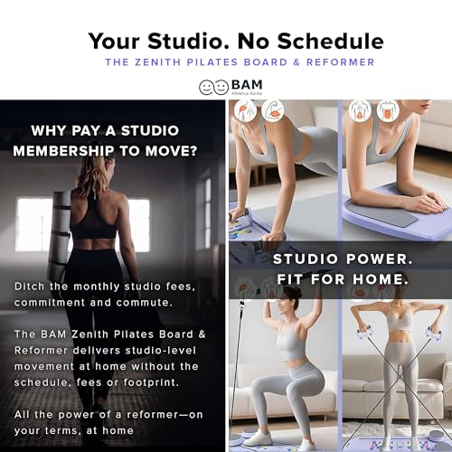 BAM athletica karma 2025 Foldable Pilates Reformer Board の商品画像 4