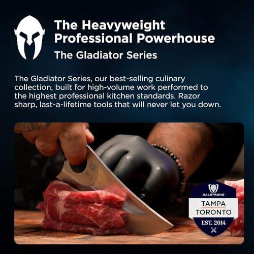 Dalstrong 4 Piece Set - Slicing Butcher Boning Venator Knife - Gladiator Series ELITE - High Carbon German Steel - Black G10 Handle - Cooking Kitchen Chef Knife - Fillet - Sheaths Included by Dalstrong - Image 6