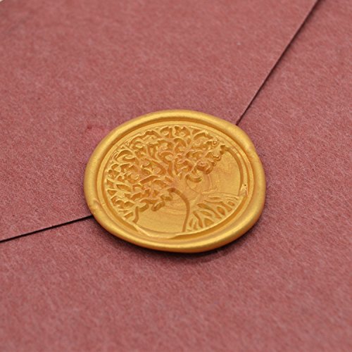 Melting Glue Gun Sealing Wax Sticks For Envelope Thanksgiving Card, Party Or Wedding Invitation, Xmas Wrapping, Small Size, Pack Of 16 In Amber Gold #TOP2