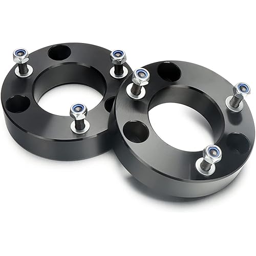 Lifronkit F150 2" leveling Lift kit, 2"Front Leveling Lift Kits Compatible with Ford F150 2004-2023, Aluminum Forged Strut Spacer Raise the Truck 2inch,2WD & 4WD,Black Anodized
