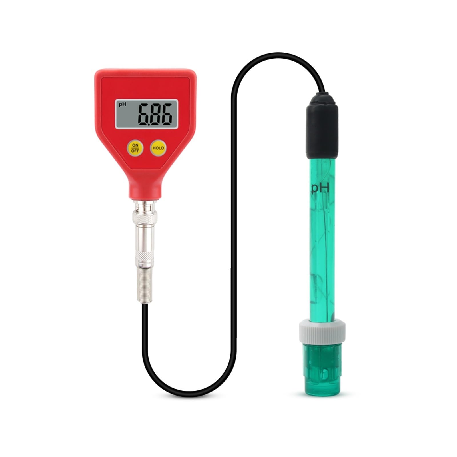 Medidor digital de pH PH-98105, analizador alta precisión, probador ATC for acuarios, hidroponía y laboratorios,Monitoreo preciso