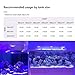 PopBloom Reef RL90 WiFi LED Light, 90W Reef Aquarium Lighting for LPS/SPS Corals and Saltwater Fish Tanks, Group Control Program Coral Reef Lighting