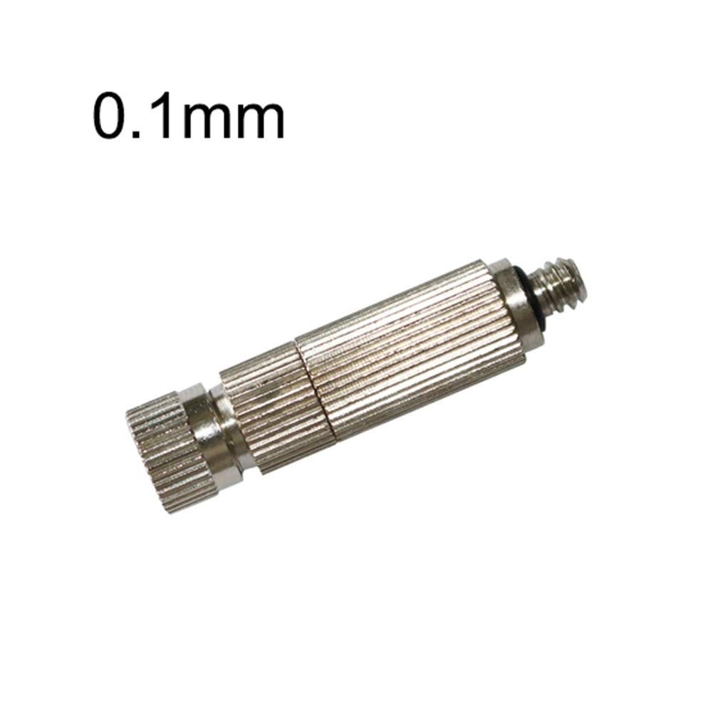 Zraszacz do nawadniania trawnika, 3 szt., dysza wysokociśnieniowa 20~90 bar, zraszacz ze stali nierdzewnej do systemu zraszania, zraszacz do chłodzenia roślin, z siatką Fier (kolor: 0,1 mm)