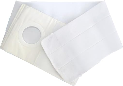 Ostomy Support Belt, Colostomy Belt, Reinforced Stoma Bag, Skin-Friendly and Soft, Adjustable Tightness, for Use After Colostomy