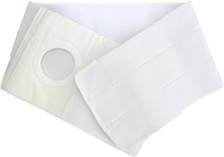 Ostomy Support Belt, Colostomy Belt, Reinforced Stoma Bag, Skin-Friendly and Soft, Adjustable Tightness, for Use After Colostomy