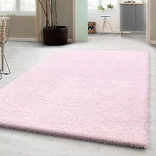 Shaggy Rugs - Super Soft Rug - Fluffy Rug - Living Room Rugs - Non Slip - Indoor Carpet Hallway Runner  Soft Funky Thick Long Pile Carpet (Aubergine, 60 x 110 cm)