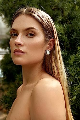 LILIE&WHITE Antique Gold Clip On Hoop Earrings for Women Non Pierced Clip on Earrings with Interwoven Textured Jewelry Gifts3