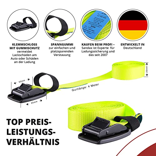 Set di 2 cinghie di tensione di alta qualità con