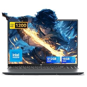 2026 ACEMAGIC LX16 Laptop, 16-inch FHD (1920 x 1200) Display,Intel Alder Lake-N N95 (4C/3.6GHz), 16GB DDR4 RAM, 512GB SSD, Windows 11 Pro, Wi-Fi 5, Laptop for Office & Travel