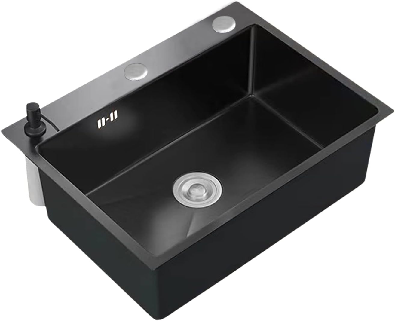 ステンレス 1槽シンク W45×D55×H80cm 流し 業務用 蛇口 厨房 【楽天
