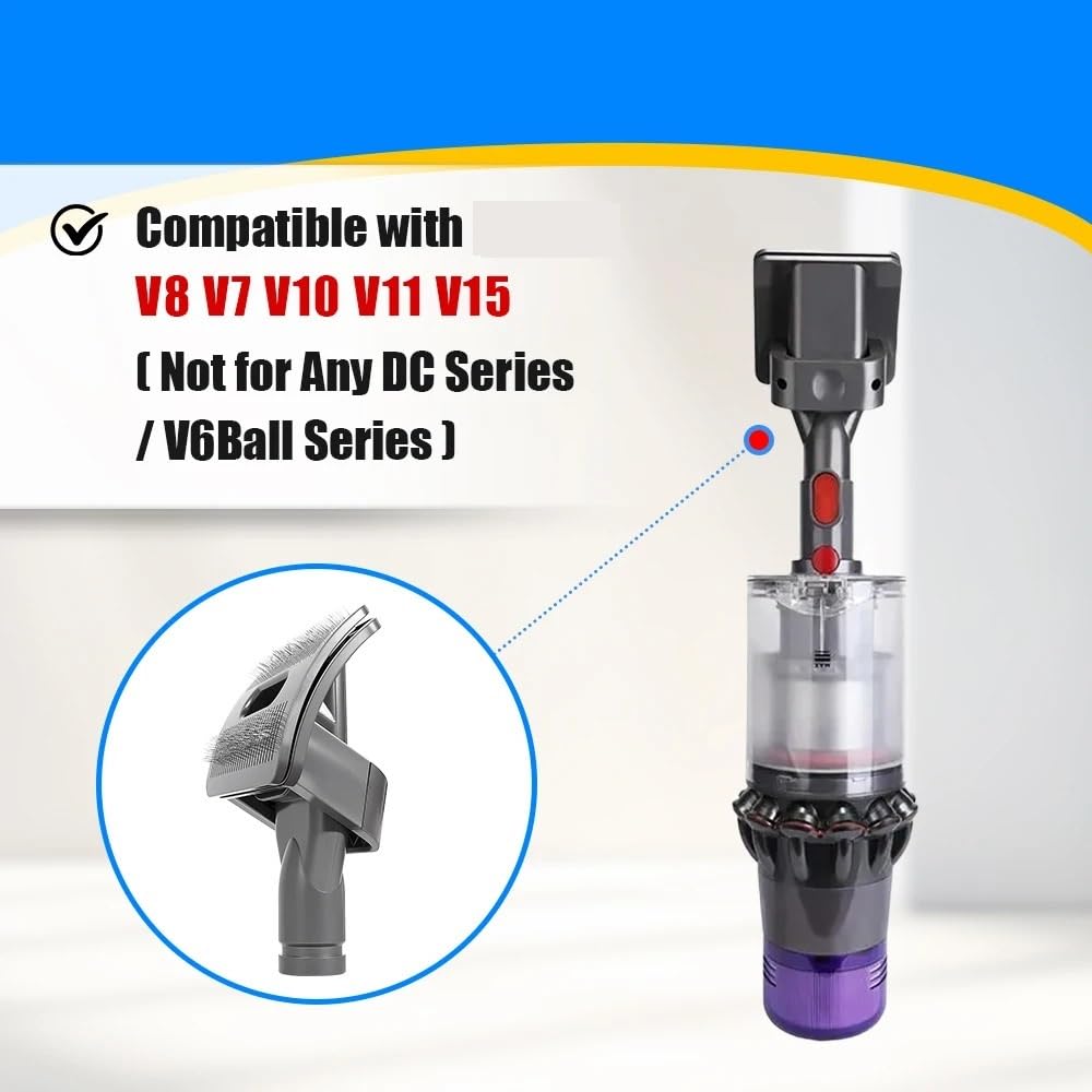 Kit de Cepillo de Cuidado for Mascotas, Compatible con Dyson V6 V7 V8 V10 V11 V12 V15, aspiradora de Mano, removedor de Pieles for Perros y Gatos | V6 V7 V8 V10 V11 V12 V15 Aspiradora de Mano Removedor de Pieles de Perros y Gatos
