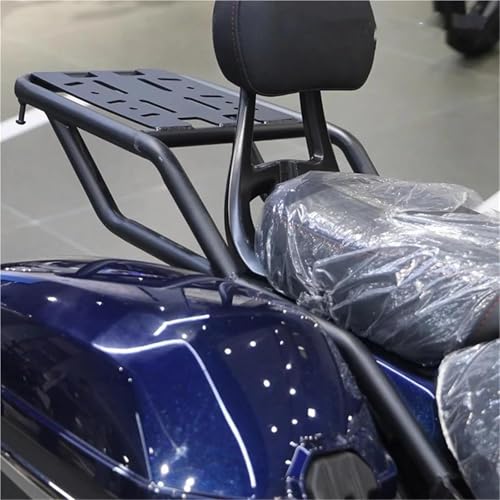 Support de porte-bagages arrière pour moto Haojue TR300 en acier noir