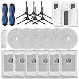 Kit di accessori di ricambio, compatibile con aspirapolvere robot ECOVACS Deebot Mini, include 2 spazzole principali, 6 spazzole laterali, 6 filtri HEPA, 6 pastiglie per mocio e 6 sacchetti per la