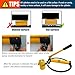 Hydraulic Cylinder Jack,10 Ton Heavy Duty Porta Power Kit with CP-180 Manual Hydraulic Hand Pump,2