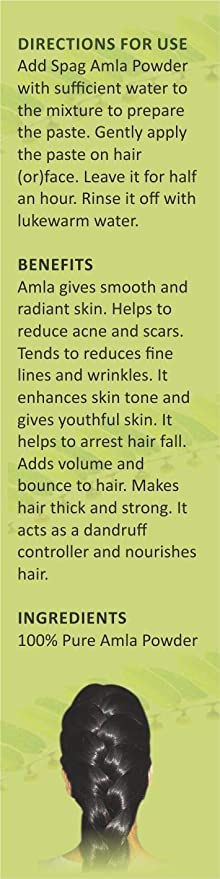 Miniatura 3 de ROSEVILLA Herbals Premium Organic Amla Polvo para el cuidado del cabello (4.23 oz)