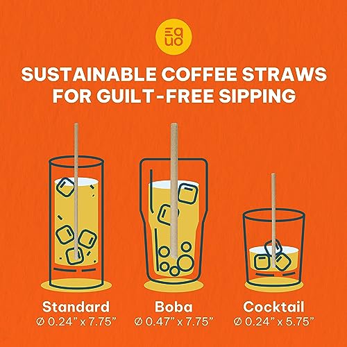 Pitillos de café biodegradables y compostables, pack de 100 miniatura 3