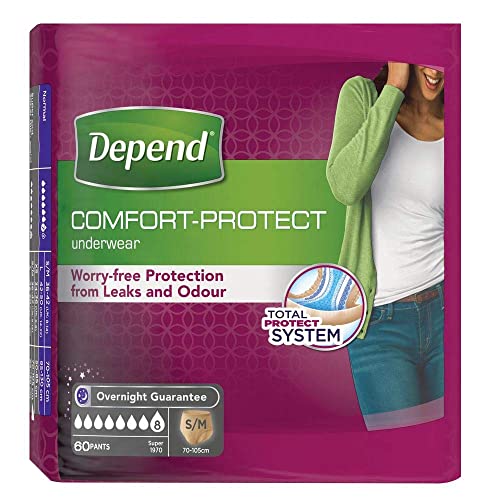 Depend Sous-vêtements absorbants super taille S/M femme - 60 unités Cover