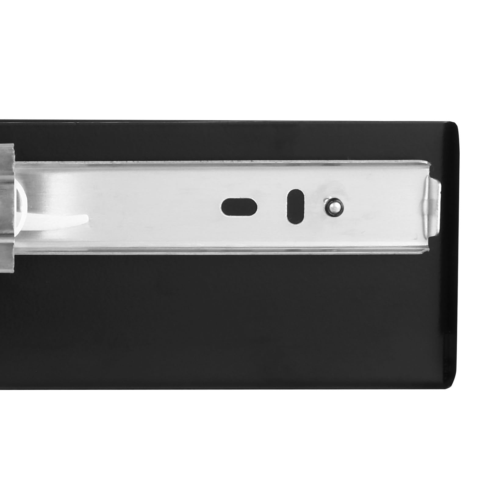 VEVOR Cassetto Estraibile Sotto Scrivania 635 x 232 x 75 mm Organizzatore Nascosto per Riporre Oggetti sulla Scrivania, Cassetto Portapenne Sotto Tavolo, per Postazioni di Lavoro da Ufficio, Nero