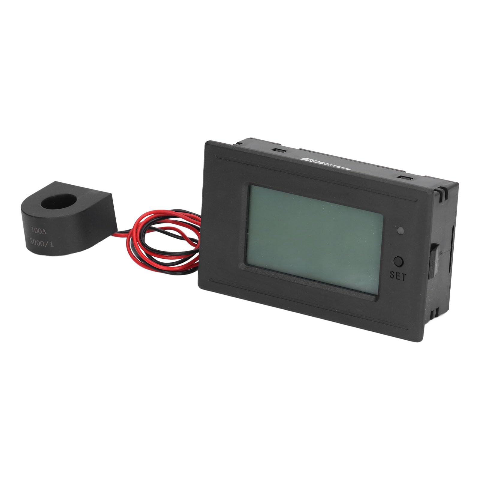 AC Current Voltage Amperage Multimeter, LCD Digital Display Panel Meter, 40 280V Wide Range, Blue Backlit for Reading, Multiple Functions for Home Appliances