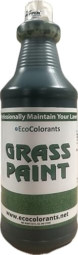 Pintura de hierba verde de 32 onzas (cuarto de galón), ecológica, fabricada en los Estados Unidos, colorante de césped, pintura de césped, tinte,
