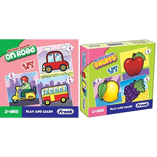 Buy Frank On Road Puzzle for 3 Year Old Kids and Above & Frank Fruits