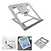Produktbild Dyna-Living Klappbarer Laptop Ständer, Verstellbarer Laptop Ständer Tragbarer klappbarer ergonomischer Desktop Ständer Halter Halterung für 13-17 Laptop/Notebook/Tablet/iPad Universal 6 Stufen