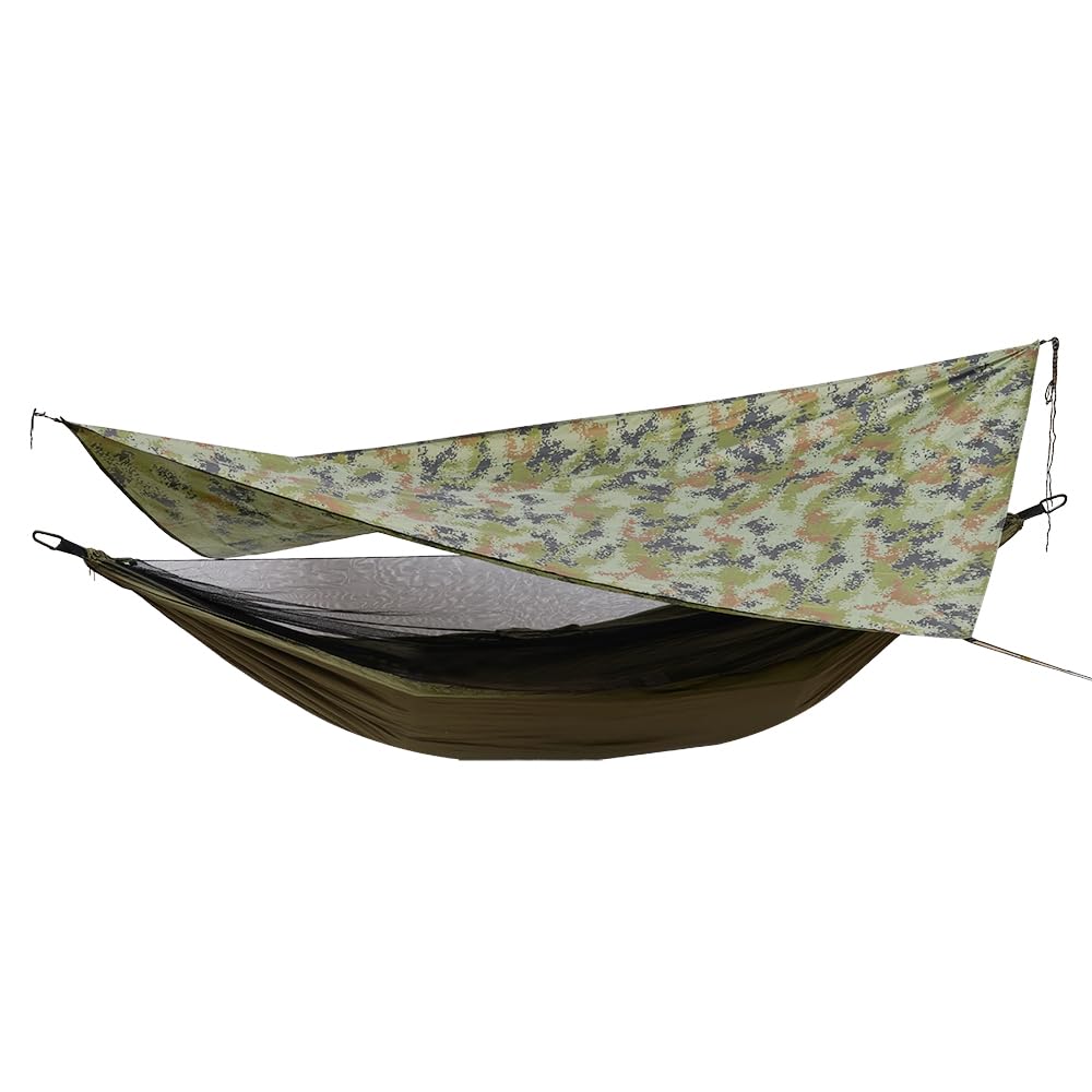 Amaca per 2 persone ultra luminosa traspirante da campeggio con zanzariera telo per tenda e esterni in nylon 200 kg per trekking viaggi spiaggia giardino