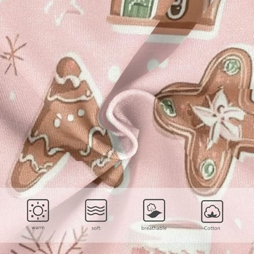 Girls' Cotton Panties Briefs Underwear for Girls Christmas Cookie3