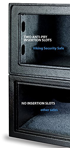 Viking Security Safe Vs-20Blx Mini Biometric Safe Fingerprint Safe #TOP6