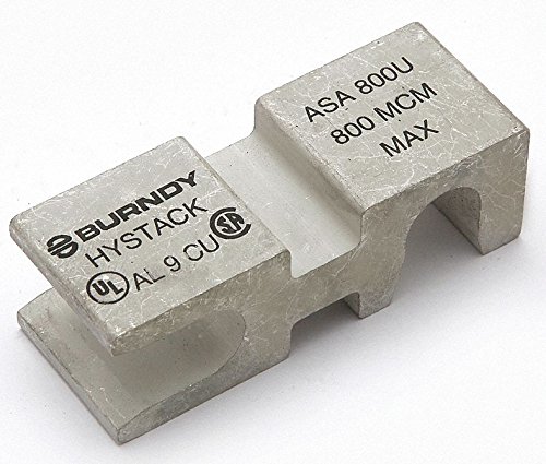 BURNDY Mechanical Connector, Tin-Plated Aluminum, Max. Conductor Size: 1000 kcmil Stranded