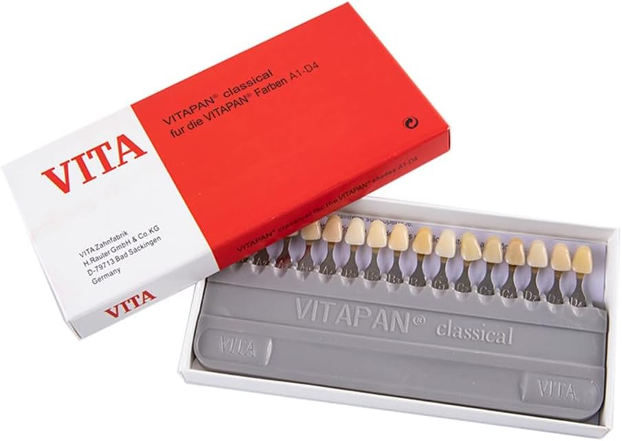 Dental 16/29 Colors Teeth Bleach Classical Shade Guide Teeth White Bleaching Dental Plate(Size:16Colors)
