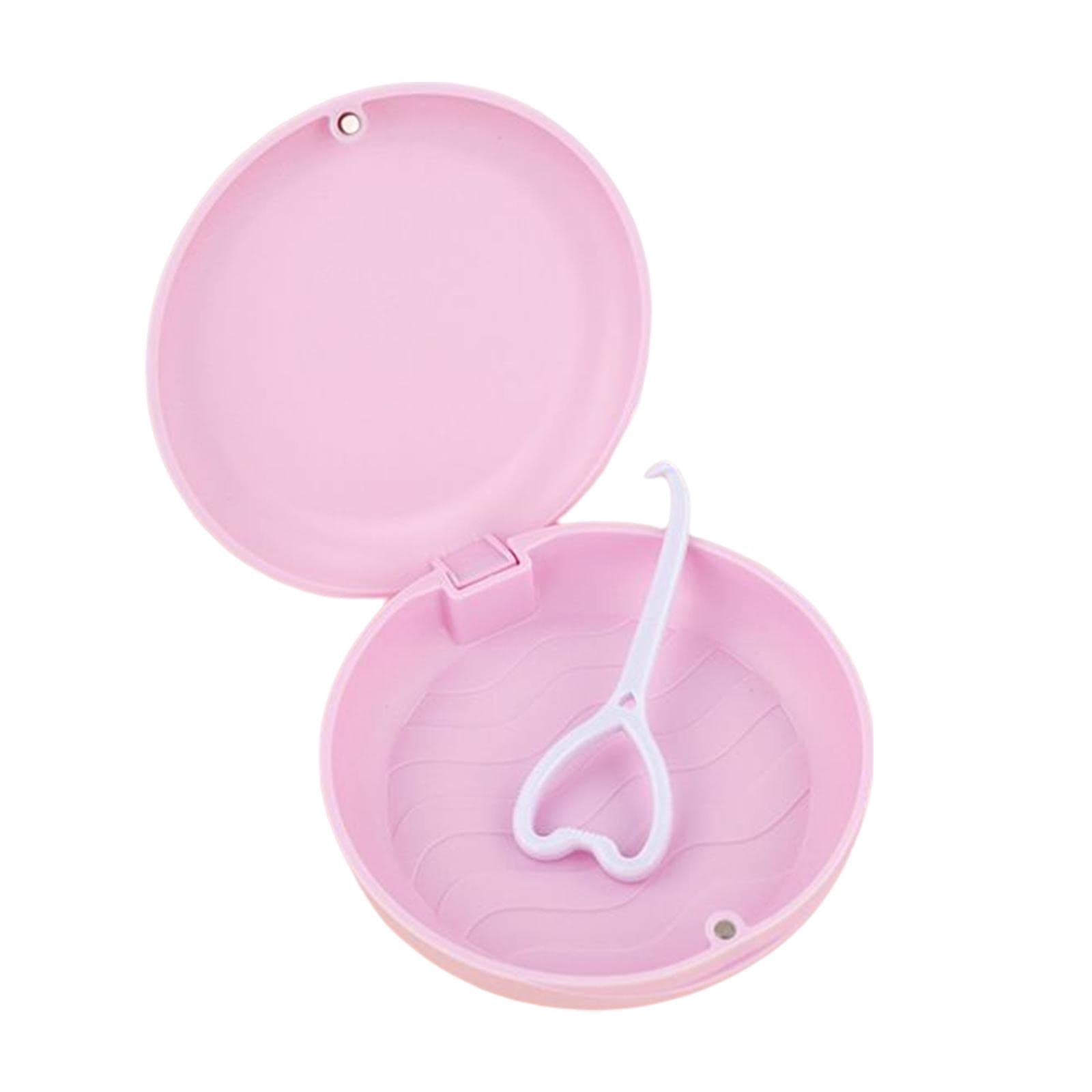 CALANDIS™ Portable Retainer Case Oral Organizer Durable Dentures Storage Boxes Pink | Oral Care-image-28