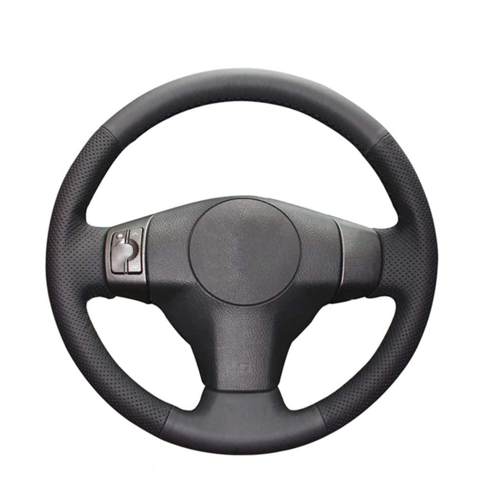 Pokrowiec na kierownicę do Toyota Yaris Vios RAV4 2006-2009 Scion XB 2008, ręcznie szyty pokrowiec na kierownicę samochodu, antypoślizgowy miękki skórzany ochraniacz na kierownicę akcesoria do wnętrza samochodu