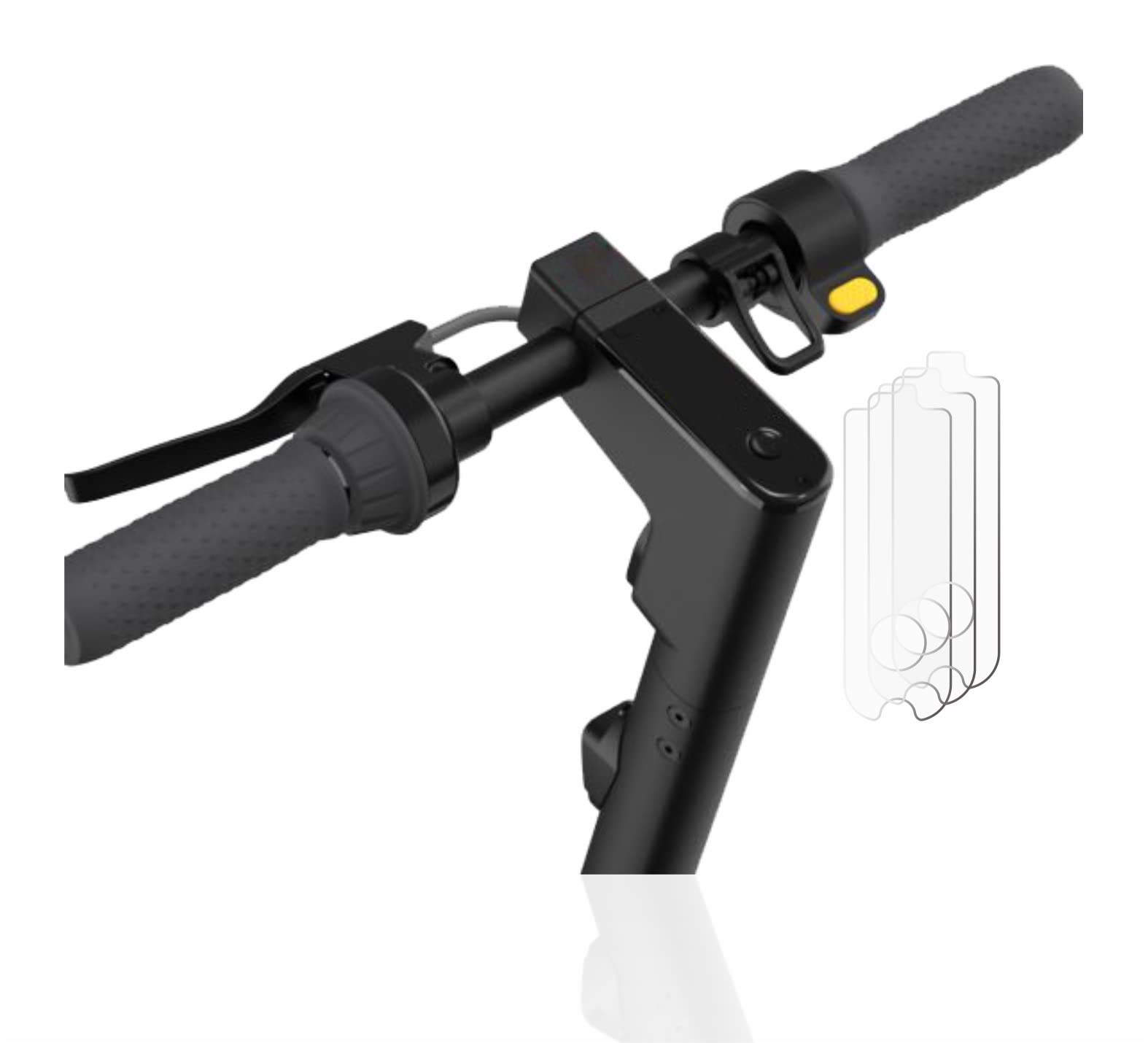 brotect Pellicola Protettiva Vetro per Segway Ninebot eKickScooter E2 Pro Protezione Schermo (3 Pezzi) [Durezza Estrema 9H, Chiaro