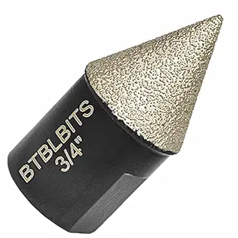 BTBLBITS Diamond Beveling Chamfer Bits - Diamond Countersink Drill Bit 4/5 Inch x 5/8