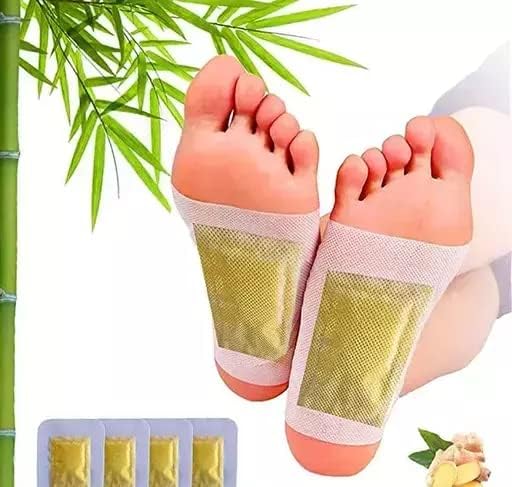 KD ZONE Ginger Foot Patch, 20 PCS Self Adhesive Foot Pads for Overnight Foot Care, Comfortable Foot Patch for Daily Wellness, Relaxing Foot Care Pads for Men & Women 1
