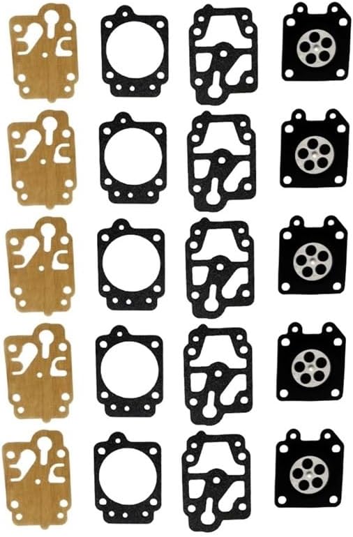 5 Set Lawn Mower Carburetor Repair Gasket Diaphragm for 36f 40-5 139f GX35 Pruning Machine
