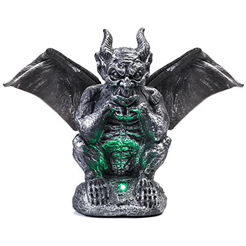 12.25inch Light Activated Monster, with Light and Creepy Sounds, Wings Flapping - Halloween Prop Decoration Creepy Sounds,Indoor/Outdoor Halloween Decoration 12.25inch Light Activated Monster, with Light and Creepy Sounds, Wings Flapping - Halloween Prop Decoration Creepy Sounds,Indoor/Outdoor Halloween Decoration