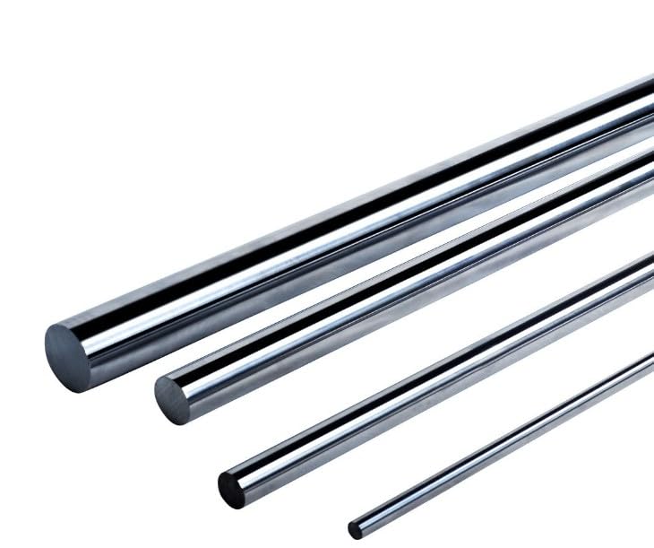 Image of 4EFE Stainless Steel 304 Smooth Rod, 8mm Diameter, 300mm Length, 2 Pieces, for DIY Projects