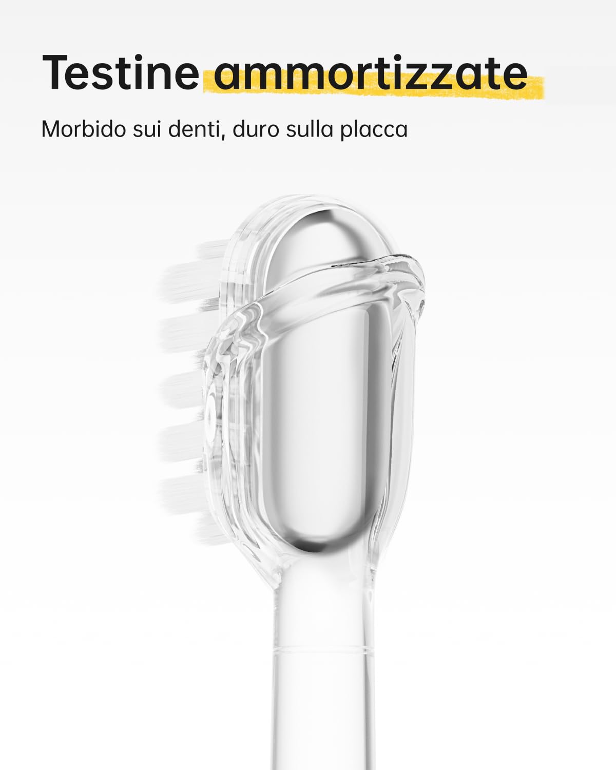 Laifen Wave Special Spazzolino Elettrico Sonico con Oscillazione & Vibrazione Dotato di App, 2 Testine di Ricambio, IP68 Impermeabile, Ideale per Viaggi(Bianco)
