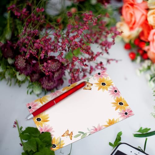 Image of Spiareal 100 Pcs Blank Note Cards Index Card, Colorful, 4 * 6inch, Floral