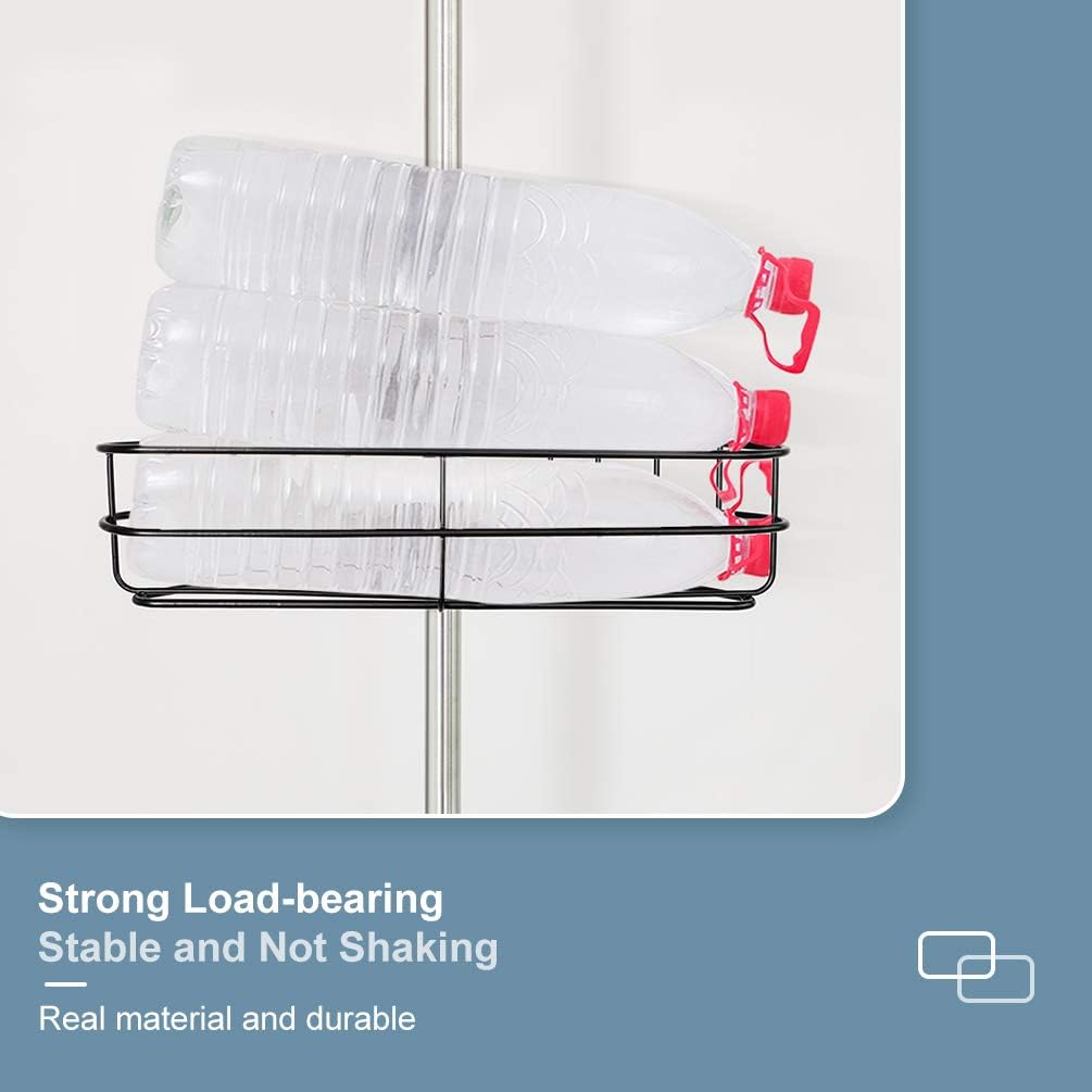 Close-up image of a tray holding two large water bottles, demonstrating strong load-bearing capacity.