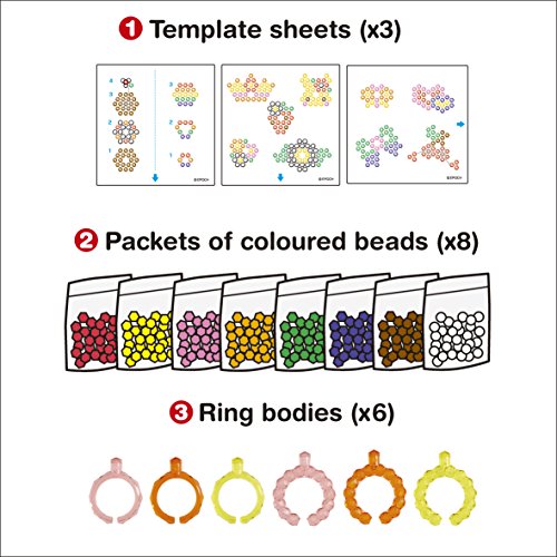 Dazzling Ring Set Aquabeads