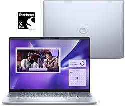 Notebook Dell Inspiron Plus I14-QCXPLUS-M20 14" QHD+ Touch Snapdragon® X Plus 16GB 1TB SSD Windows 11 Prata Gelo